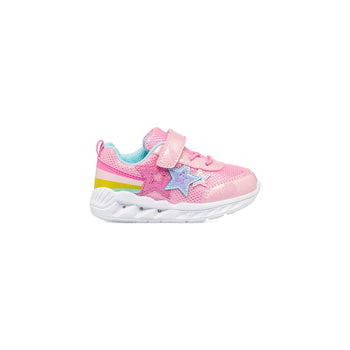 Sneakers primi passi rosa da bambina con luci nella suola Le scarpe di Alice, Scarpe Primi passi, SKU k213000095, Immagine 0